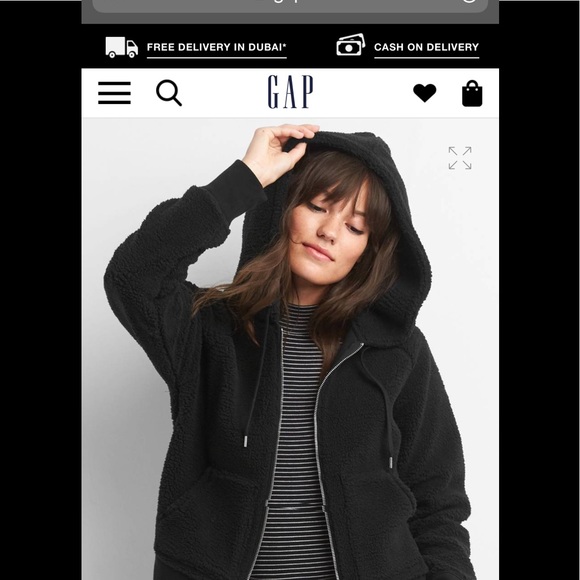Gap Sherpa Hoodie. - Picture 2 of 3